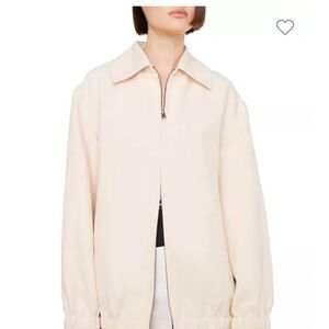 Vince Cream Bomber Jacket